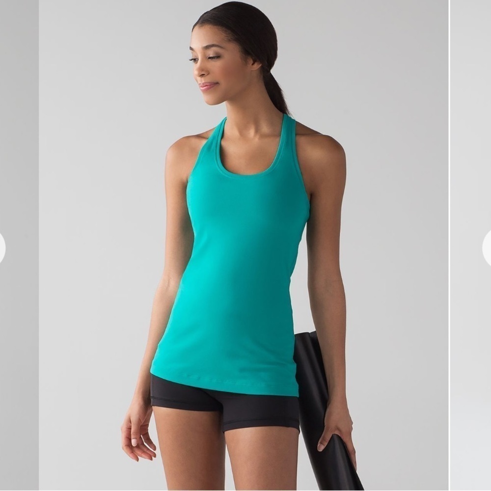 LULULEMON Vintage Cool Racerback turquoise size 4